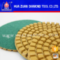 180mm wet 7 inch diamond polishing pad for stone polishing